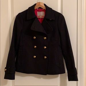 Black Military Style Jacket from BR, XS Petite